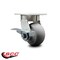 Service Caster 4 Inch Kingpinless Thermoplastic Rubber Wheel Swivel Caster with Brake SCC SCC-KP30S420-TPRRD-SLB - alternate 2